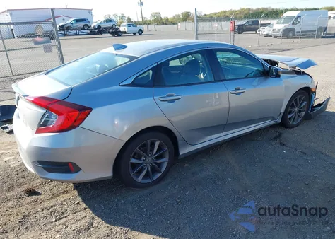2020 Honda Civic Ex-L из США, поврежденный, VIN 19XFC1F7XLE006654